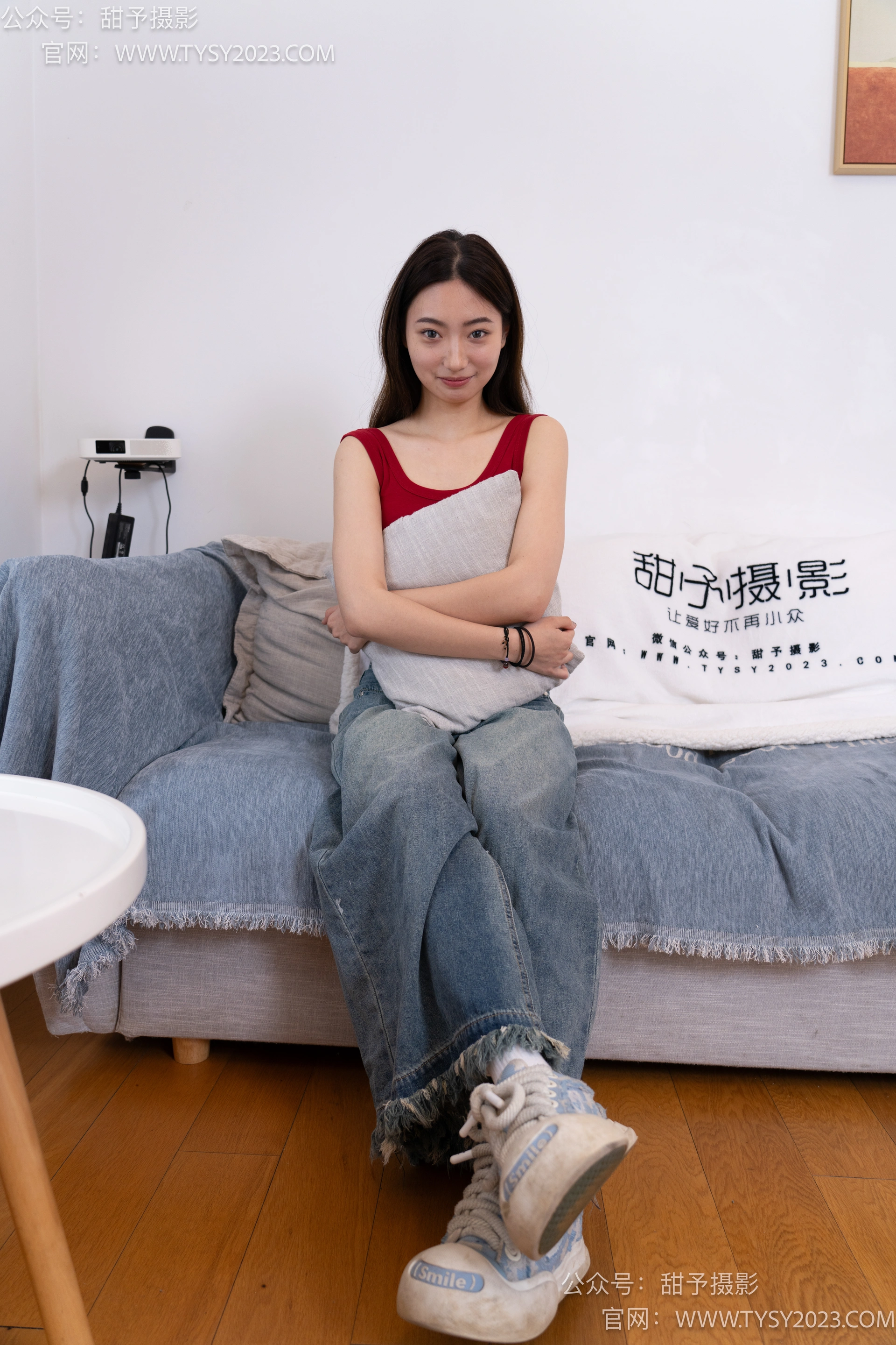 甜予摄影 No.064 雪梨-帆布鞋、白棉袜、肉丝（脚尖加固款）[130P2V-10.0GB] 2