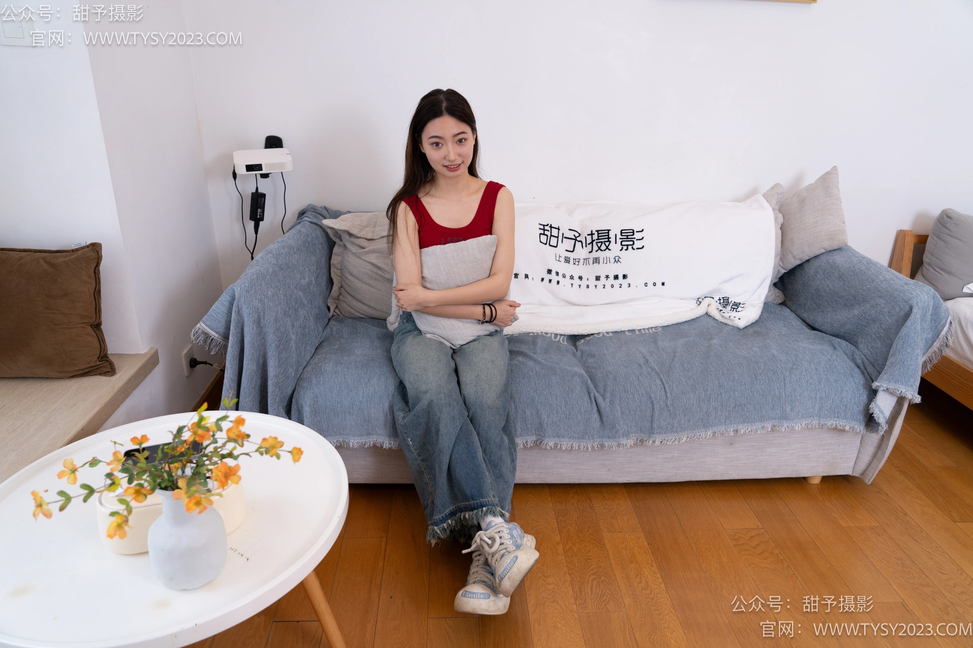 甜予摄影 No.064 雪梨-帆布鞋、白棉袜、肉丝（脚尖加固款）[130P2V-10.0GB] 3